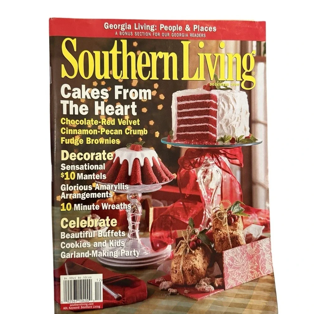 Southern Living Magazine Vintage Lot Of 5 Recipe LIfestyle Cooking Home‎ Decor